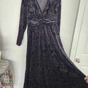 Black Velvet Dress 0XL